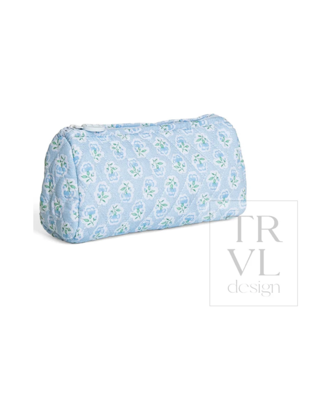 TRVL Quilted Pochette Bag - Petite Fleur Blue