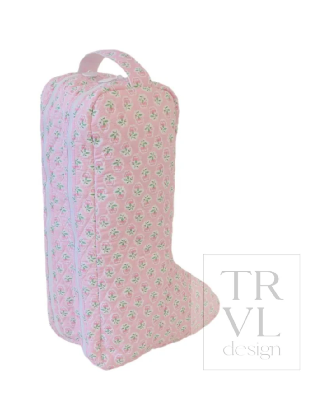 TRVL Quilted Boot Bag - Petite Fleur Pink