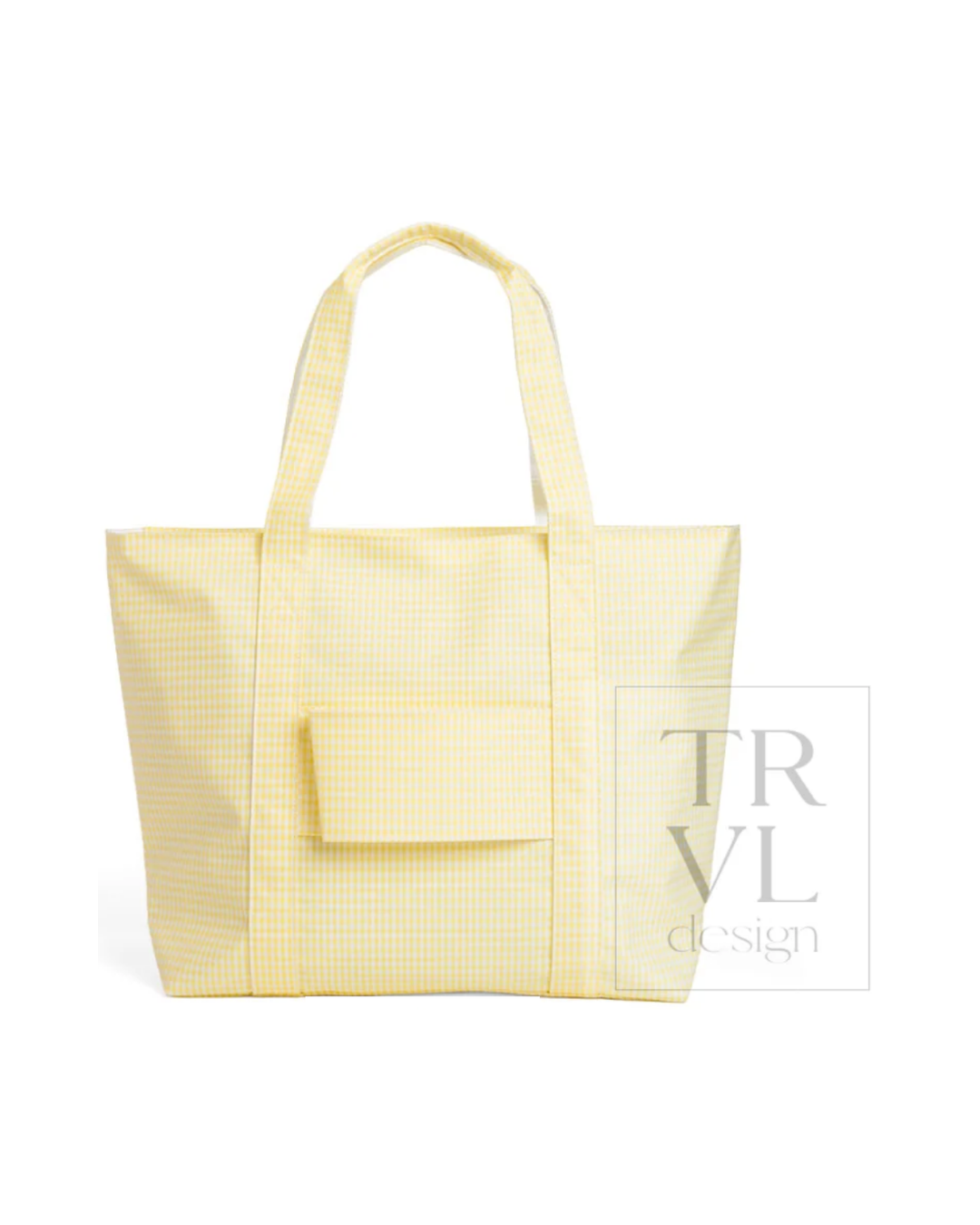TRVL Jumbo Tote - Gingham Buttercup