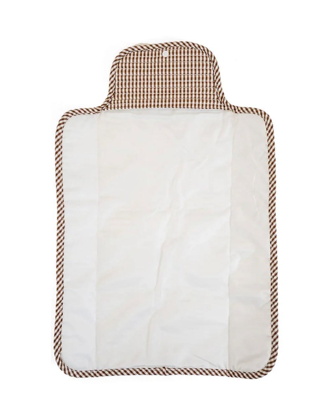 TRVL Quilted Changing Mat - Gingham Coco