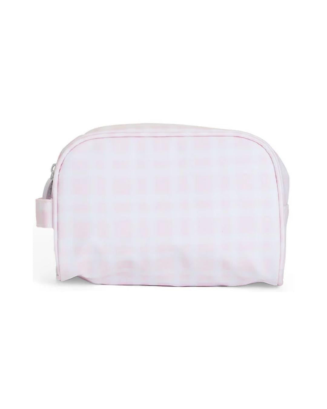 TRVL Stowaway Toiletry Bag - Pimlico Plaid Pink