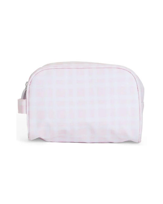 TRVL Stowaway Toiletry Bag - Pimlico Plaid Pink