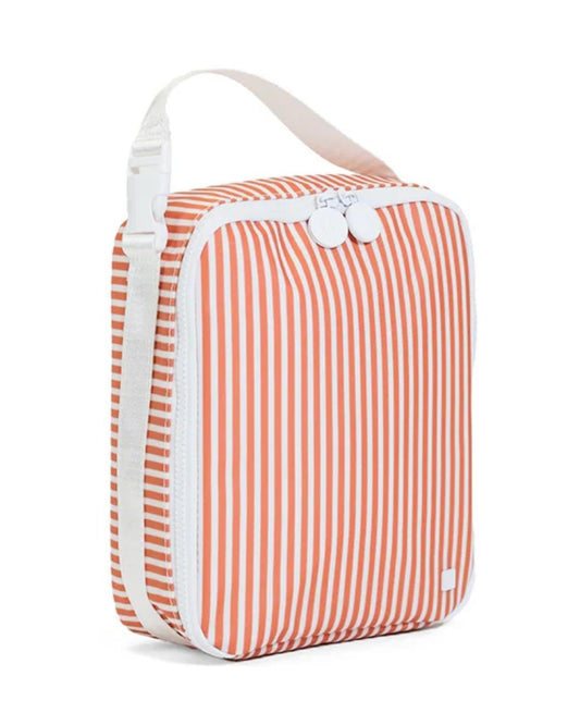 TRVL Insulated Lunch Bag - Pimlico Stripe Rust
