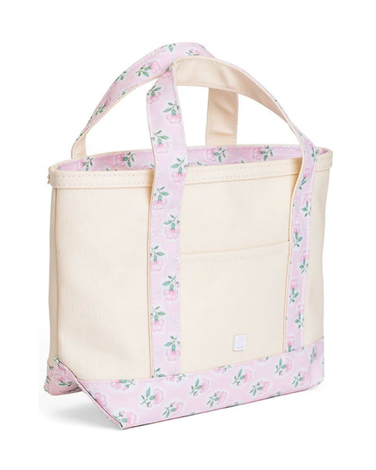 TRVL Mini Tote - Petite Fleur Pink Trim