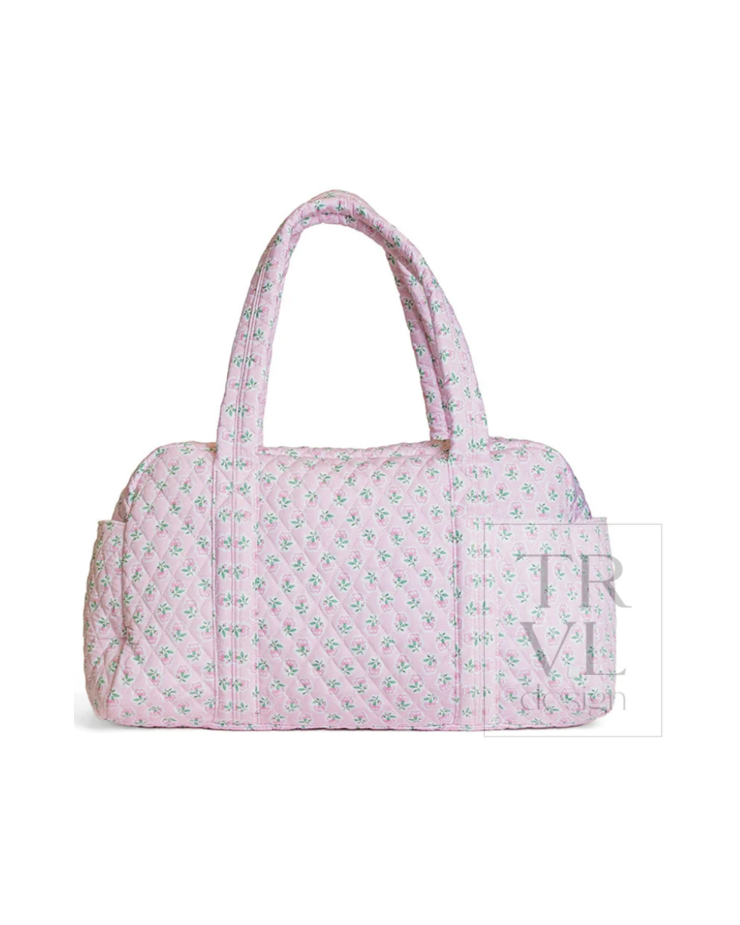 TRVL Quilted Grande Duffel Bag - Petite Fleur Pink