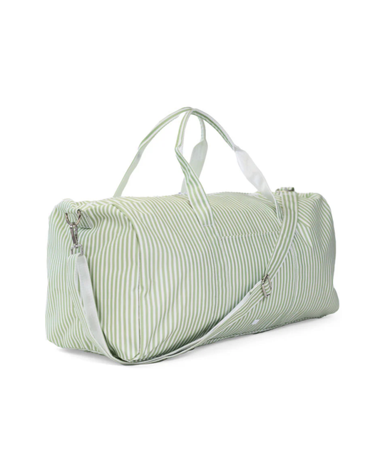 TRVL XL Weekender Duffel Bag - Pimlico Stripe Sage