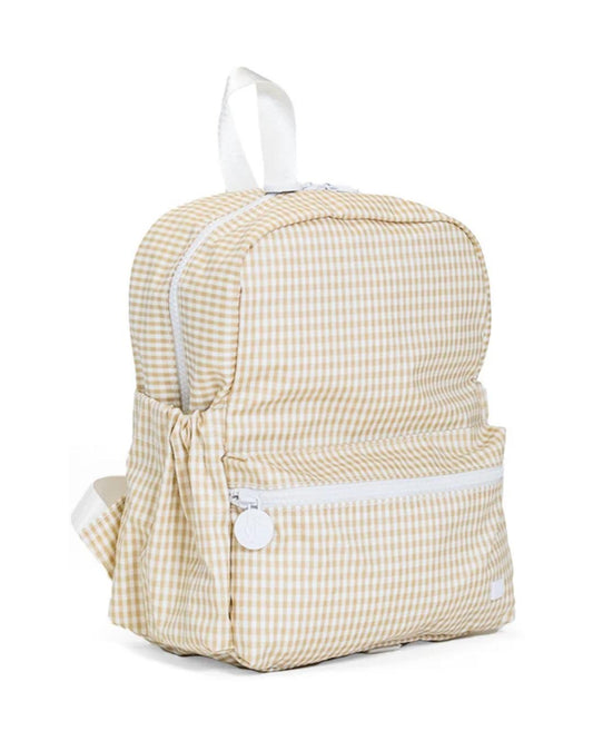 TRVL Mini Backer - Gingham Khaki