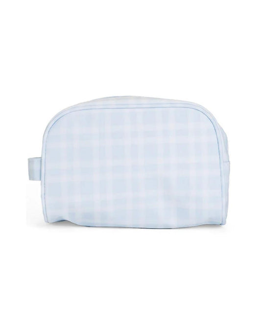 TRVL Stowaway Toiletry Bag - Pimlico Plaid Blue