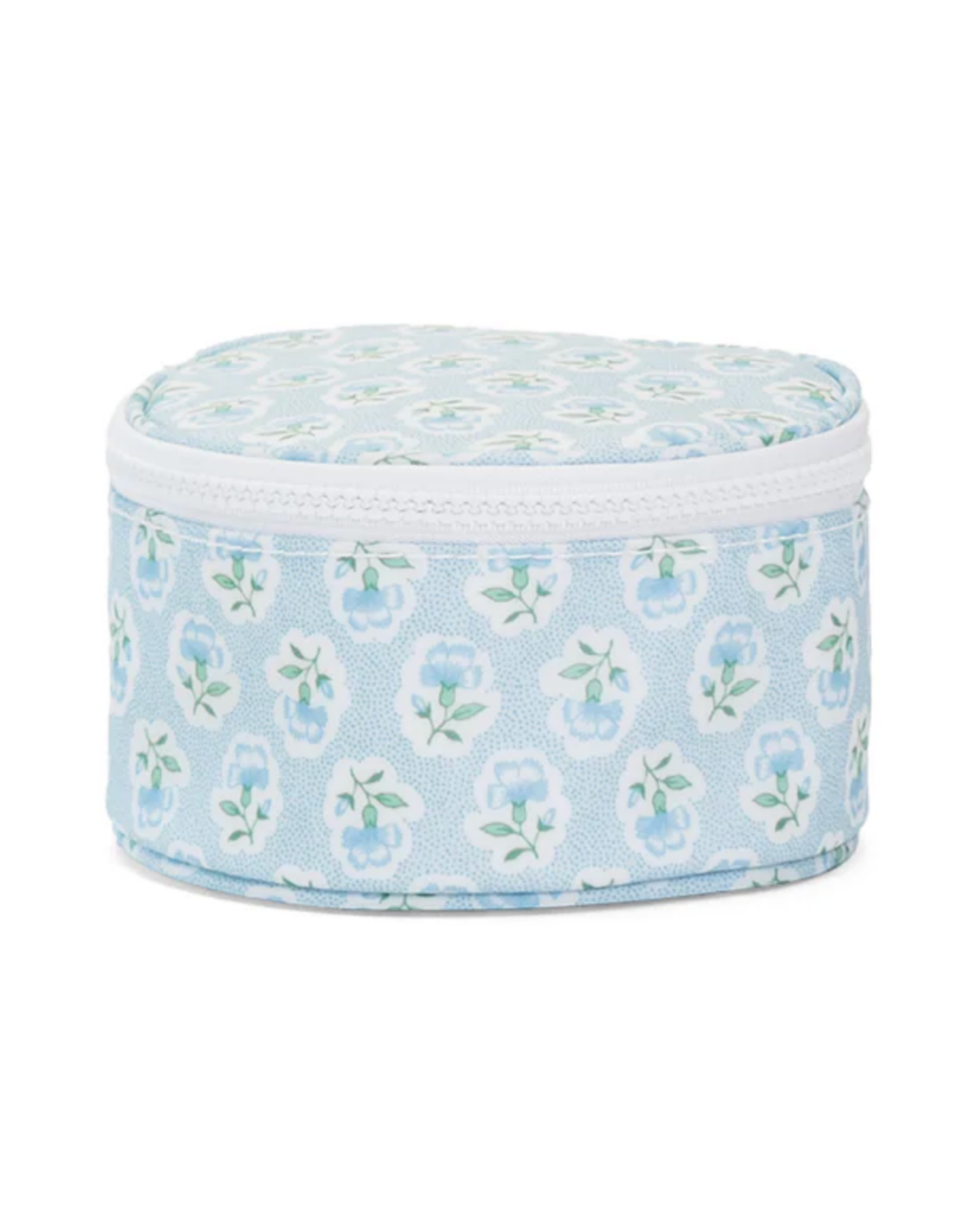 TRVL Jewel Round Case - Petite Fleur Blue