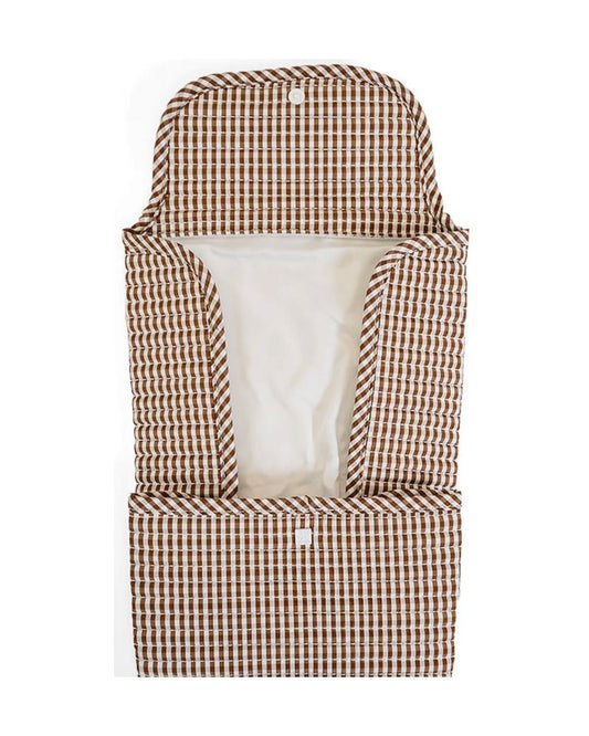 TRVL Quilted Changing Mat - Gingham Coco