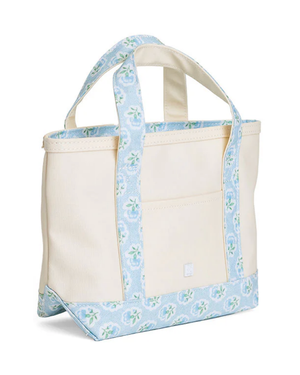 TRVL Mini Tote - Petite Fleur Blue Trim