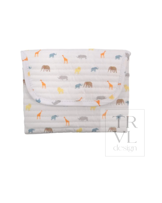 TRVL Quilted Stroller Bag Bundle - Safari