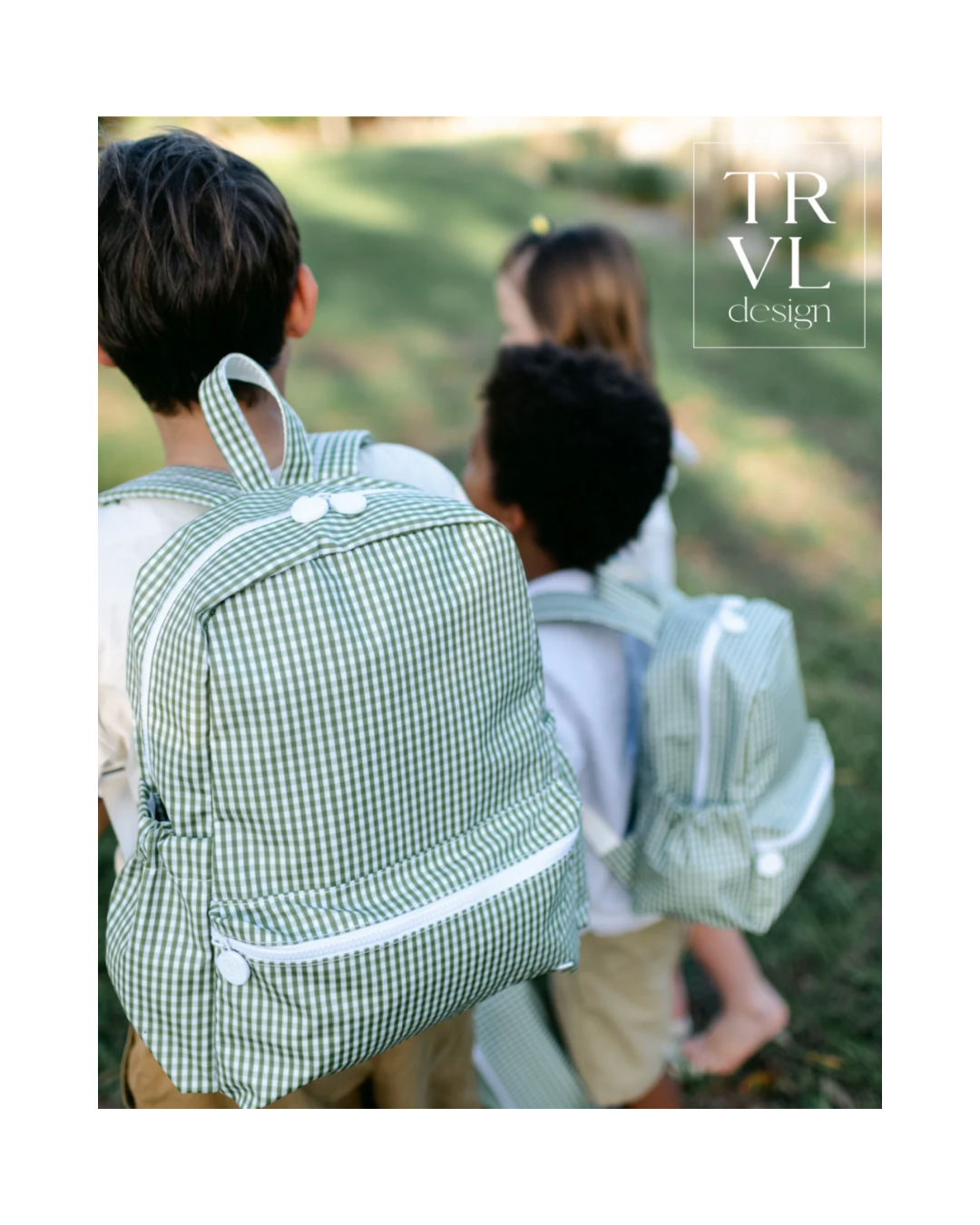 TRVL Backpacker - Gingham Moss
