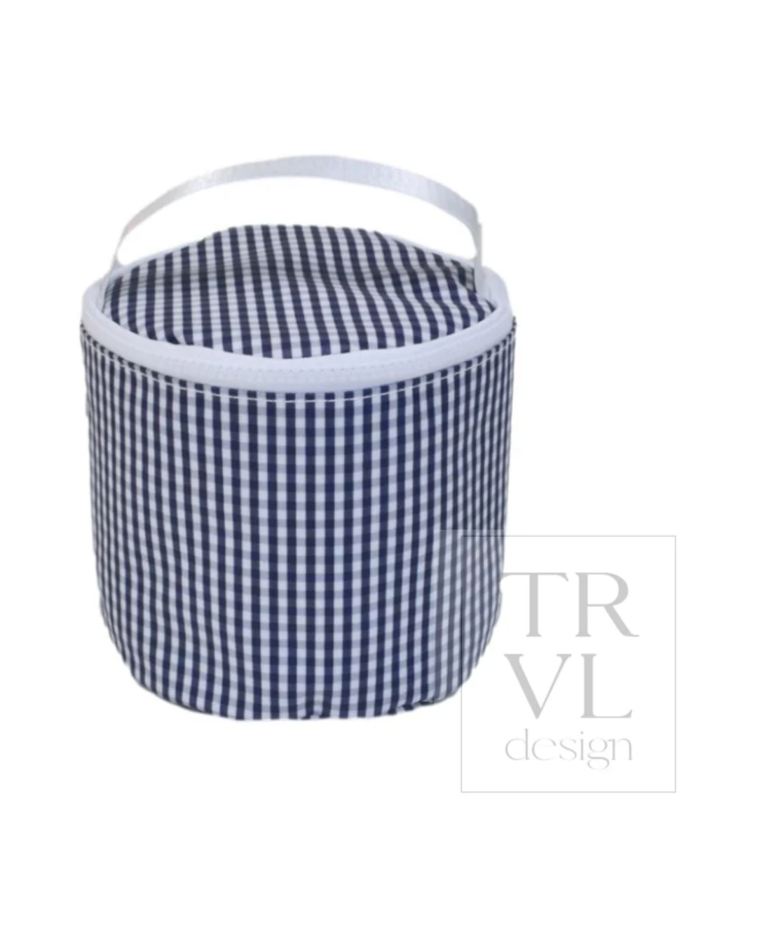 TRVL Snack Bag - Gingham Navy