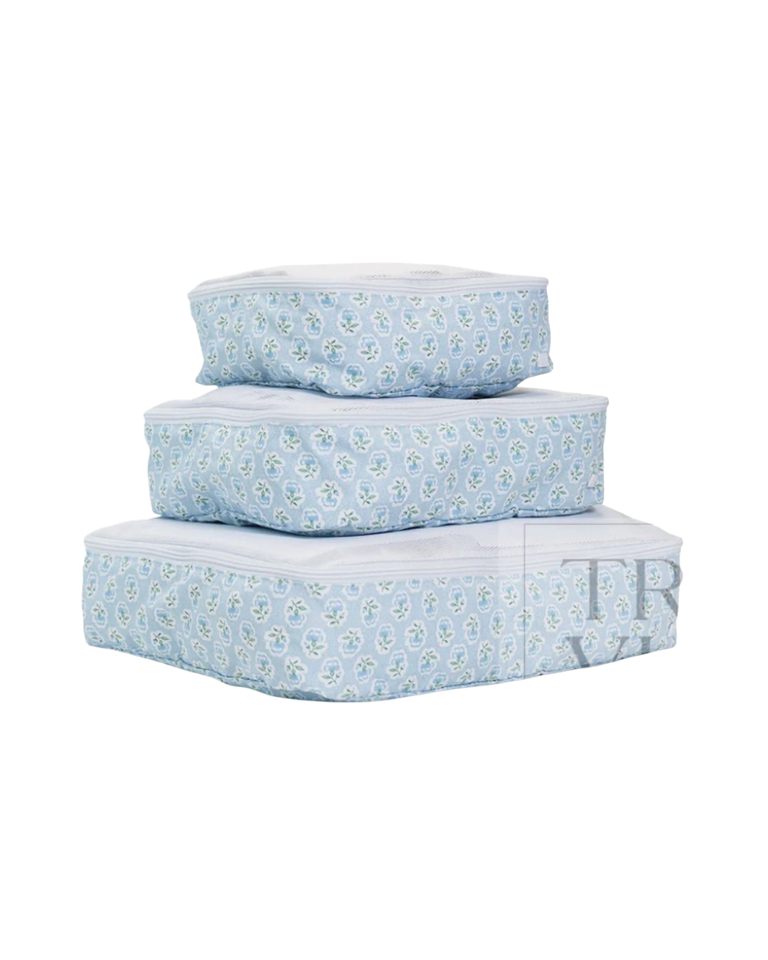 TRVL Packing Cubes - Petite Fleur Blue