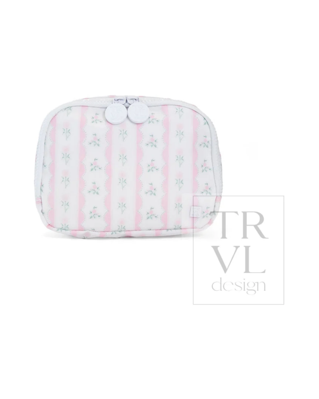 TRVL Crossbody Bag - Ribbon Floral Pink