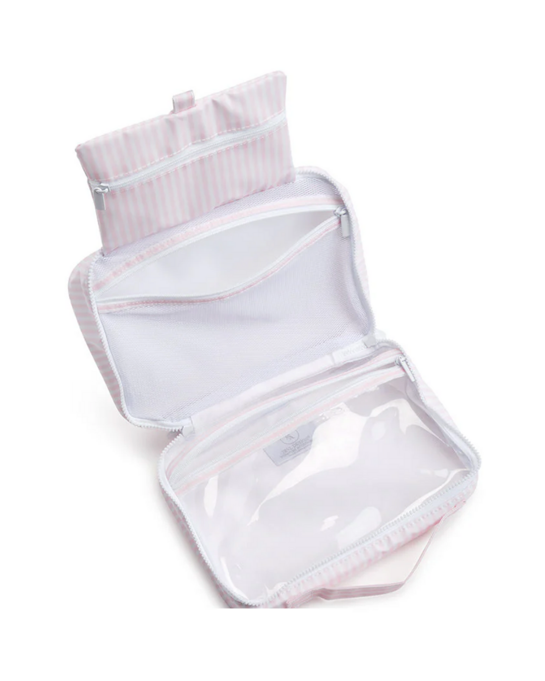 TRVL Bundle Up Hanging Toiletry Bag - Pimlico Stripe Pink