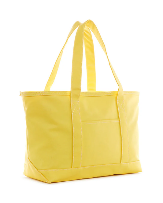 TRVL Medium Tote - Coated Canvas Daffodil