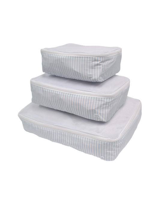 TRVL Packing Cubes - Pimlico Stripe Blue