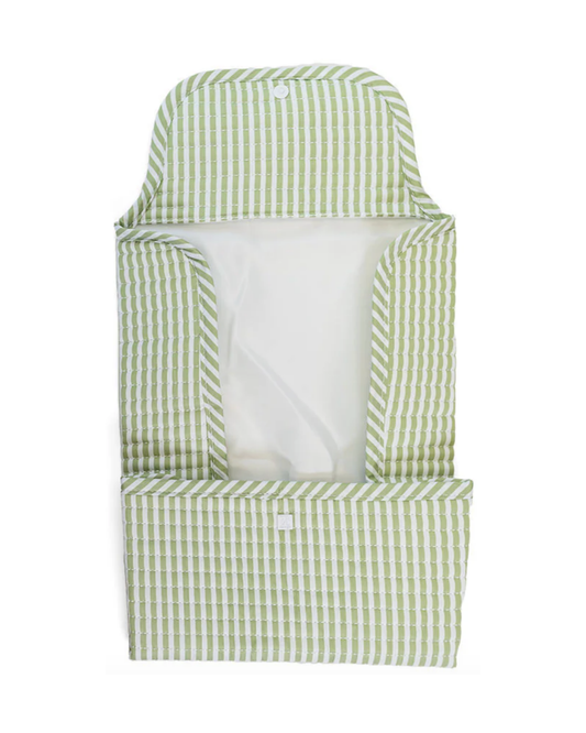 TRVL Quilted Changing Mat - Pimlico Stripe Sage