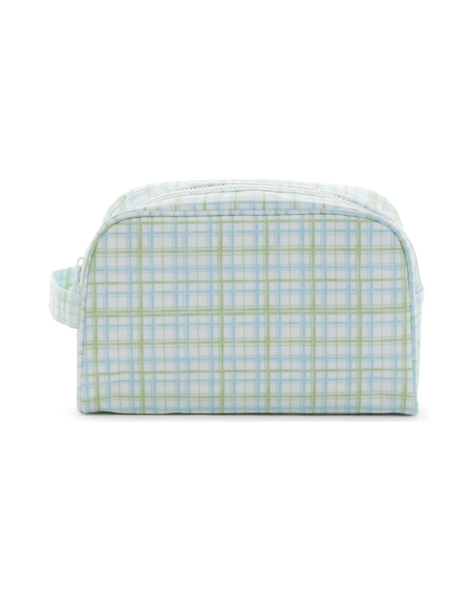TRVL Stowaway Toiletry Bag - Classic Plaid Green