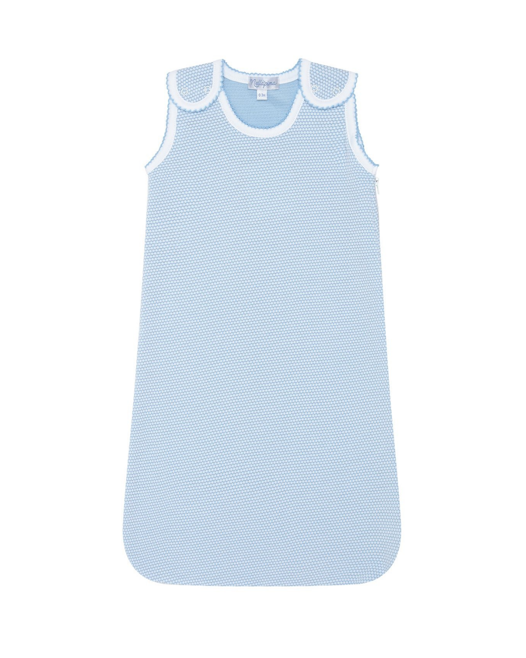 Blue Bubble Zipper Sleep Sack