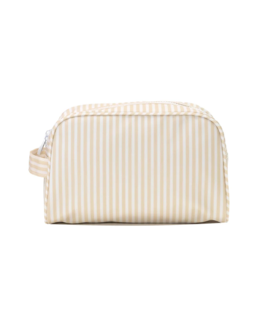 TRVL Stowaway Toiletry Bag - Pimlico Stripe Sand