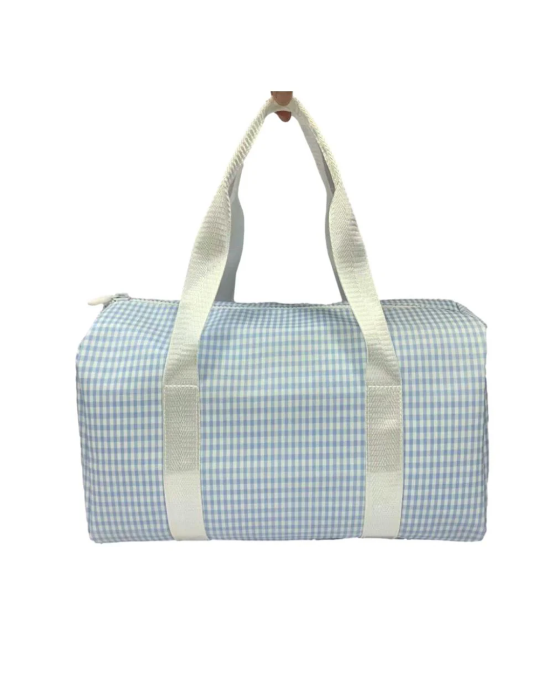 TRVL Mini Duffel Bag Gingham Mist