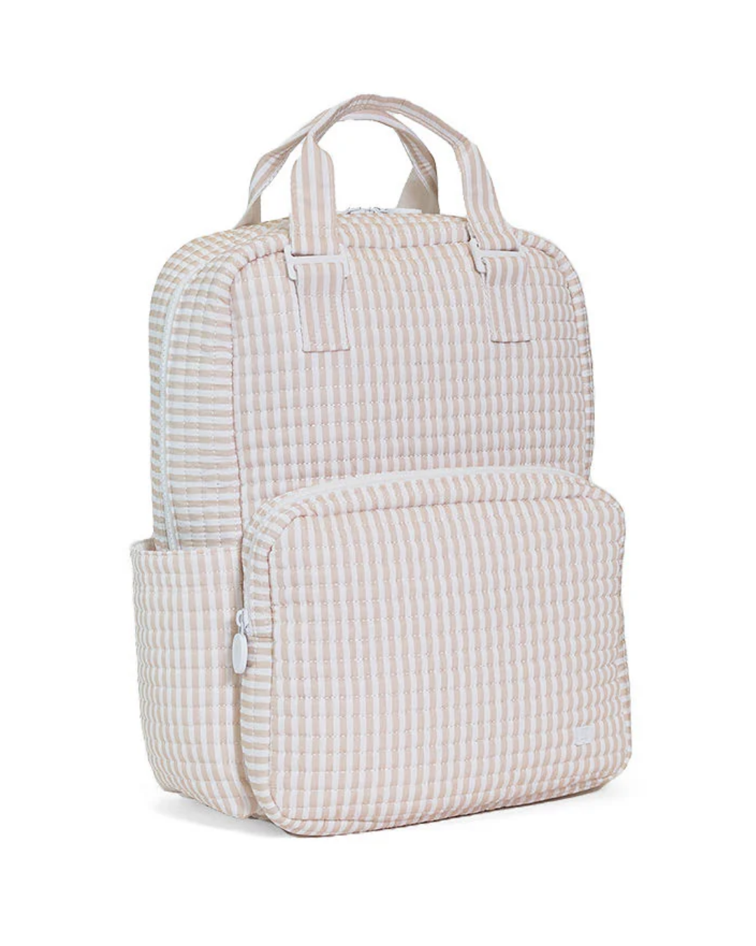 TRVL Quilted All You Need Diaper Bag - Pimlico Stripe Sand
