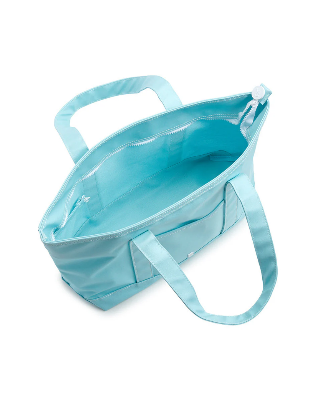 TRVL Medium Tote - Coated Canvas Lake Blue