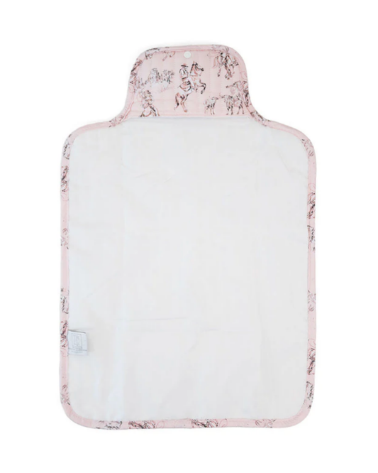 TRVL Quilted Changing Mat - Cowgirl Toile