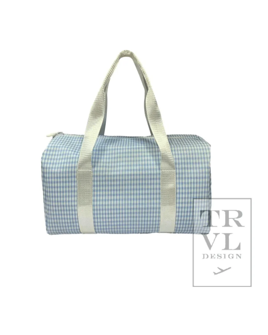 TRVL Mini Duffel Bag Gingham Mist