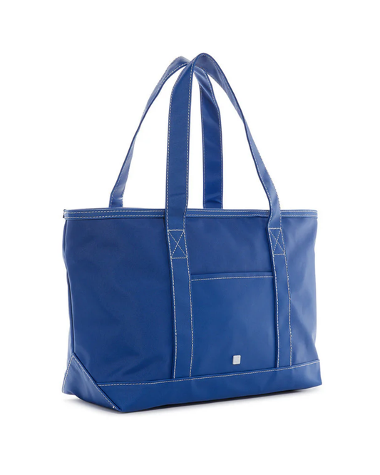 TRVL Medium Tote - Coated Canvas Blue Bell