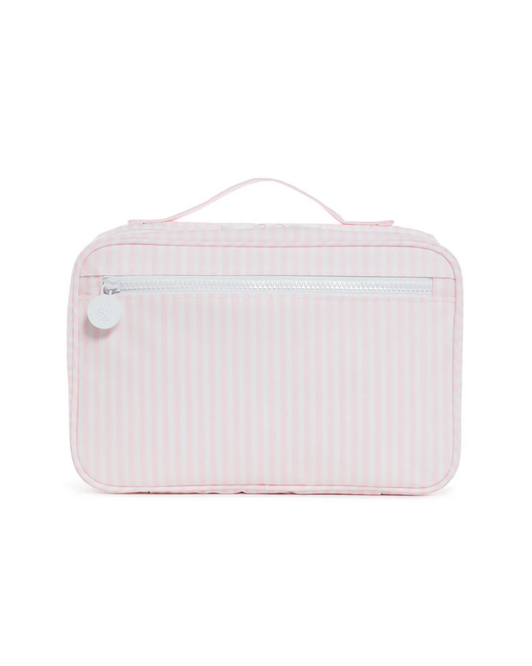 TRVL Bundle Up Hanging Toiletry Bag - Pimlico Stripe Pink