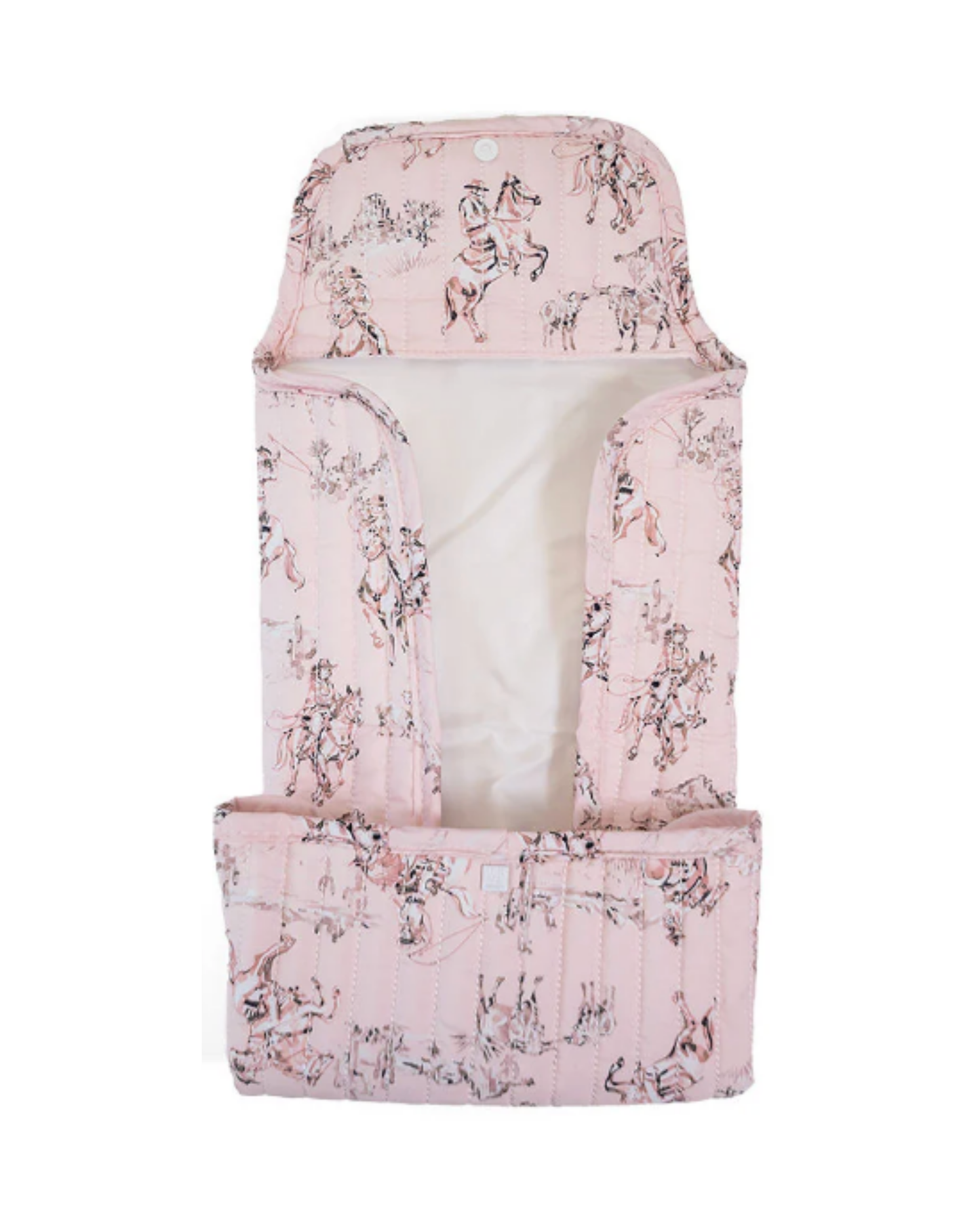 TRVL Quilted Changing Mat - Cowgirl Toile