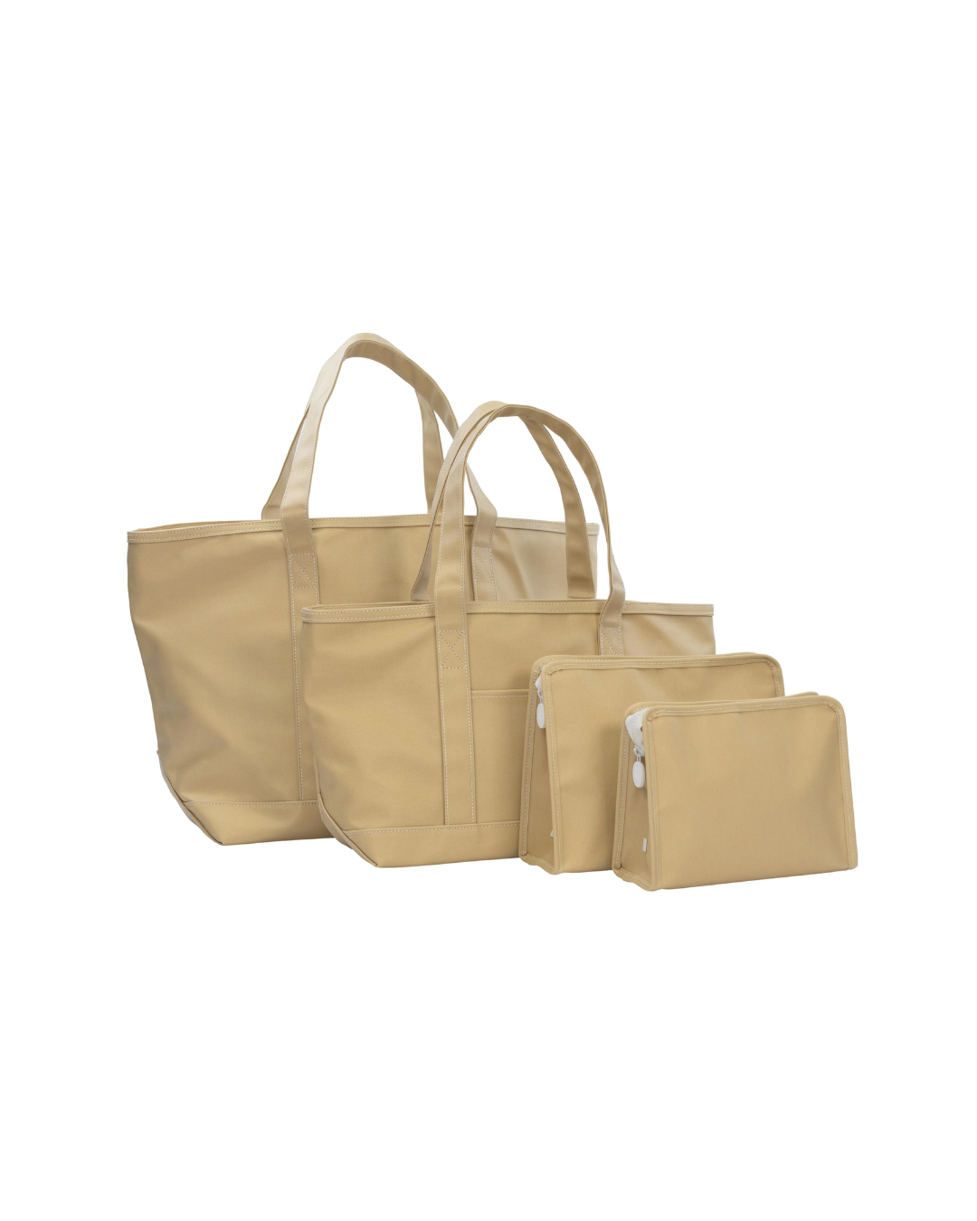 TRVL Medium Tote - Coated Canvas Khaki