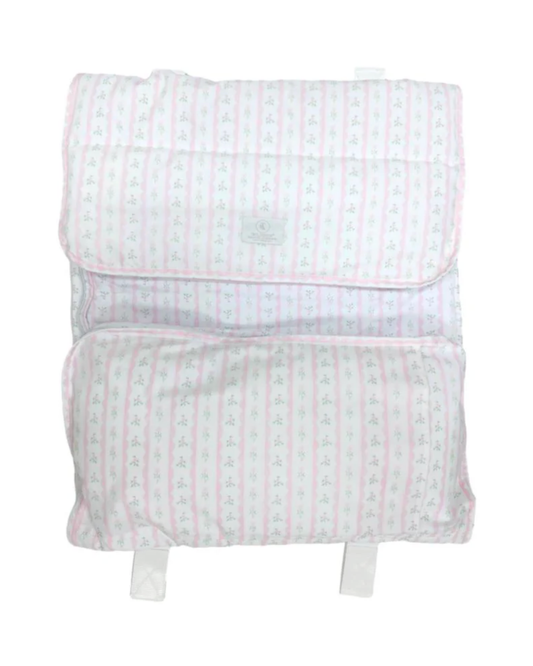 TRVL Nap Mat - Ribbon Floral Pink