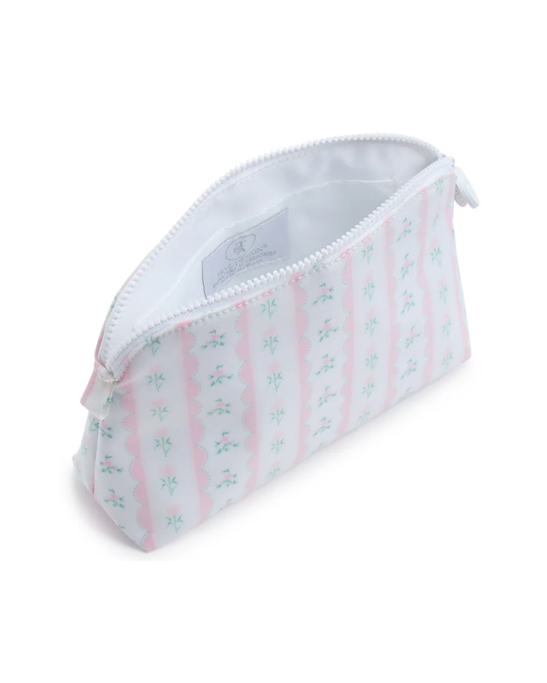 TRVL Goodie Cosmetic Bag - Ribbon Floral Pink