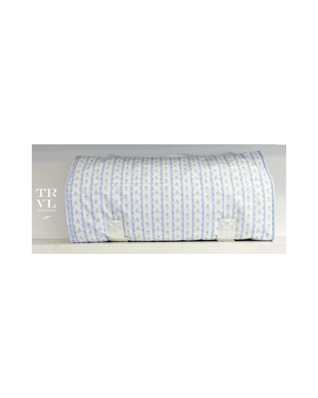 TRVL Nap Mat - Ribbon Floral Blue