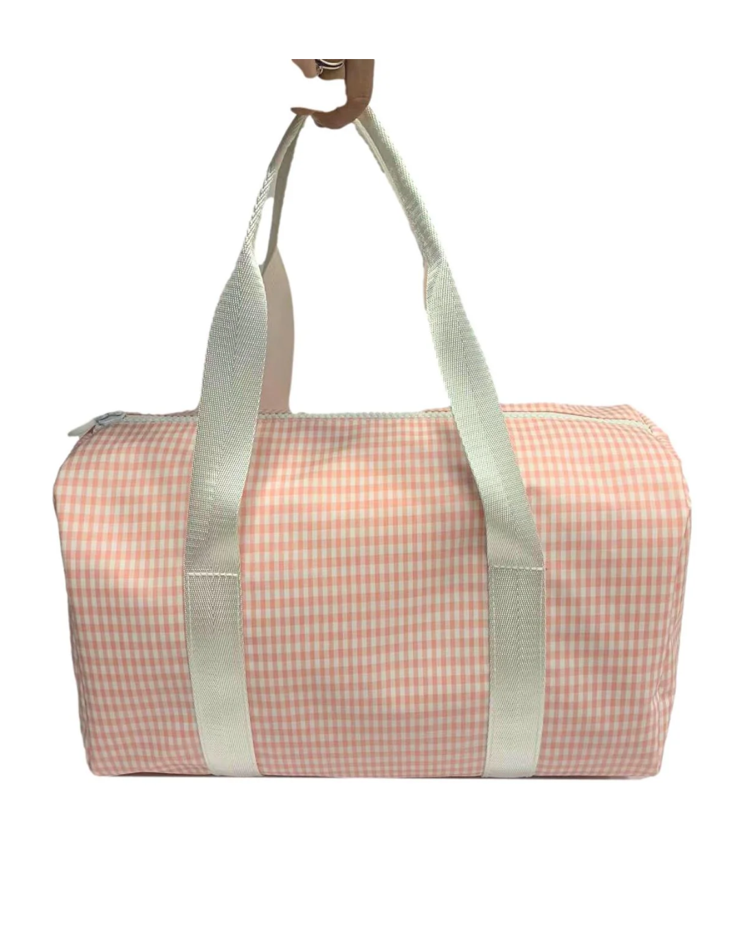 TRVL Mini Duffel Bag Gingham Taffy