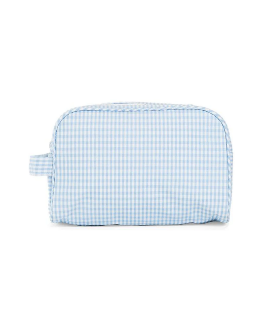 TRVL Stowaway Toiletry Bag - Gingham Mist