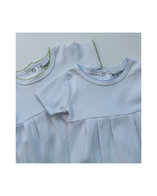 Boys Knit Bubble with Picot Trim