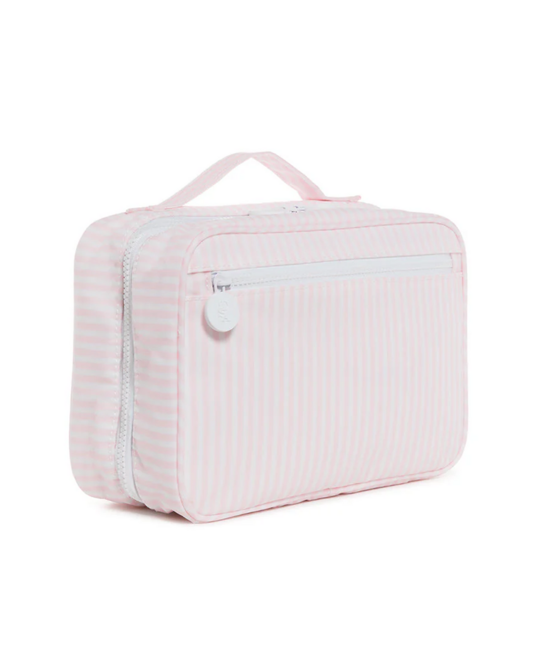 TRVL Bundle Up Hanging Toiletry Bag - Pimlico Stripe Pink