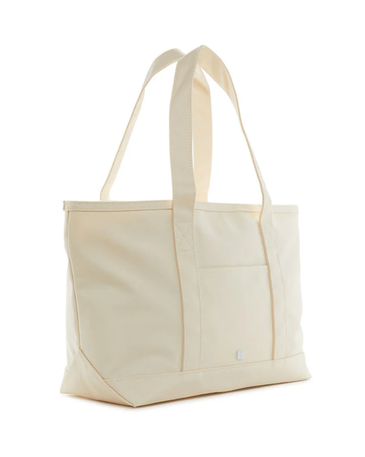TRVL Medium Tote - Coated Canvas Natural