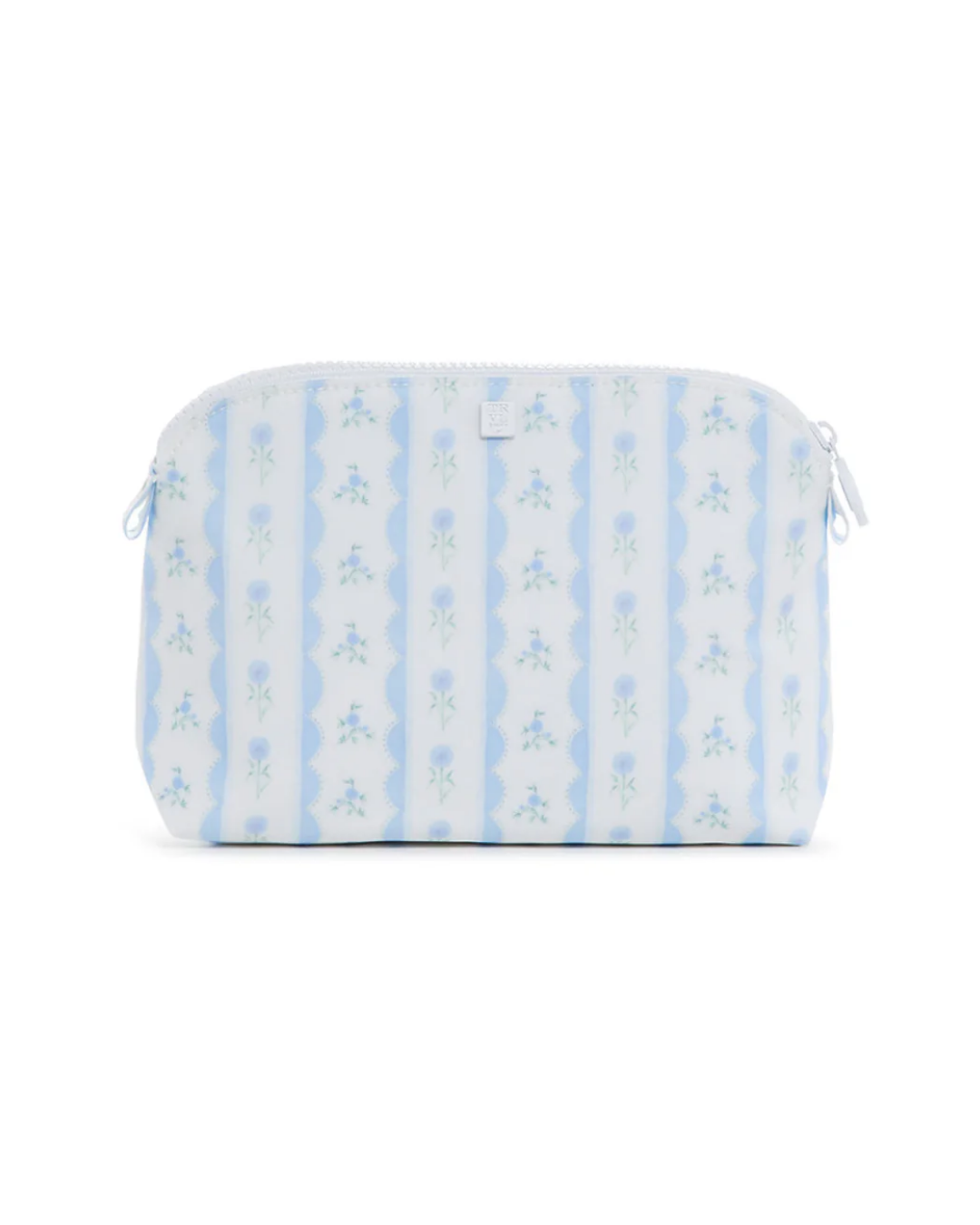 TRVL Goodie Cosmetic Bag - Ribbon Floral Blue