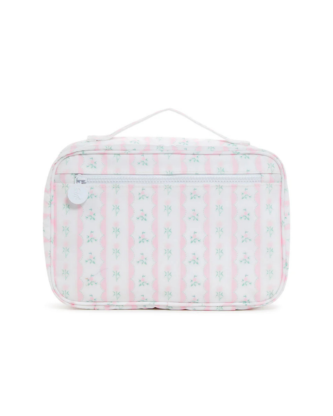 TRVL Bundle Up Hanging Toiletry Bag - Ribbon Floral Pink