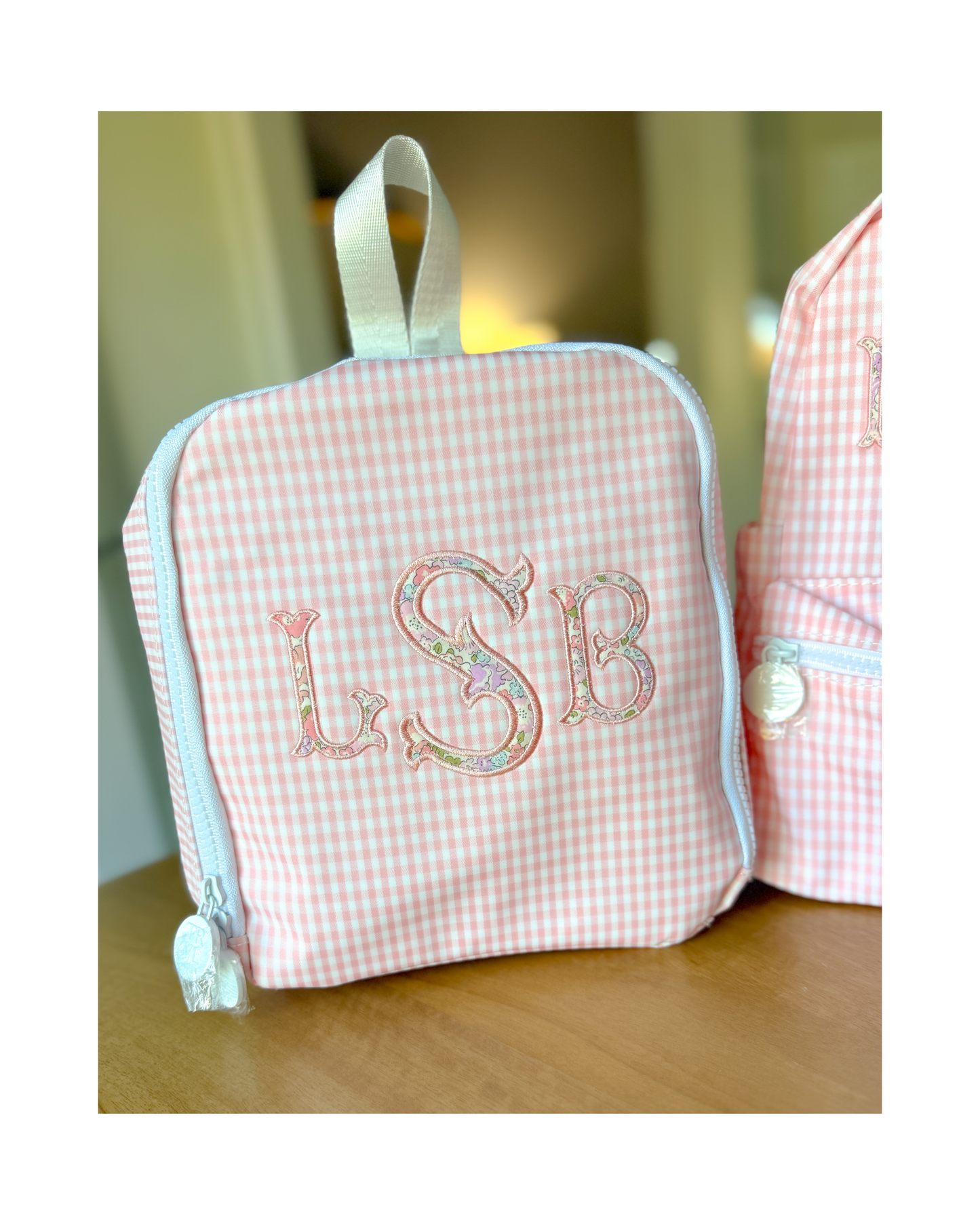 TRVL Bring It Lunch Bag - Gingham Taffy