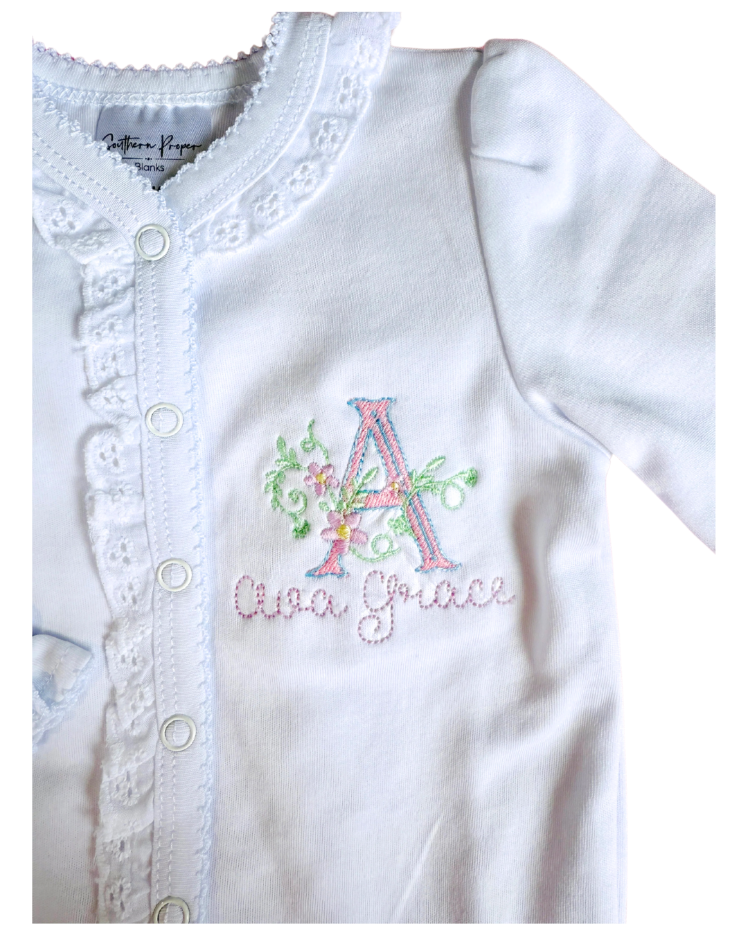 Baby Lace Footie
