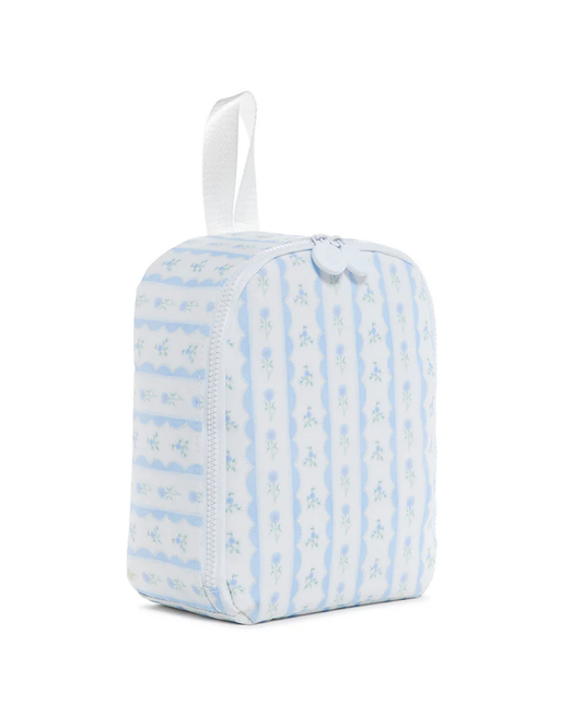 TRVL Bring It Lunch Bag - Ribbon Floral Blue