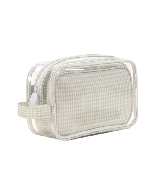 TRVL Duo Gingham Clear - Gingham Pearl Grey